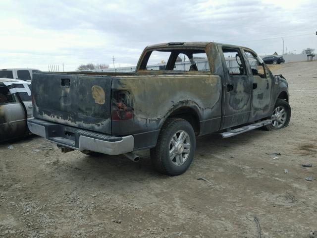 1FTRW14W06FB69046 - 2006 FORD F150 SUPER BURN photo 4