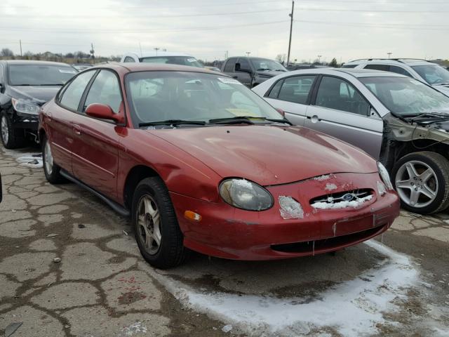 1FAFP53U1XA288848 - 1999 FORD TAURUS SE RED photo 1