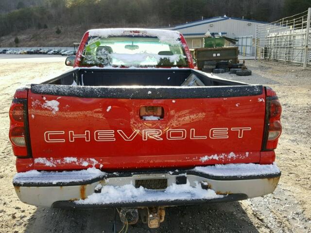 1GCEK14V56E198047 - 2006 CHEVROLET SILVERADO RED photo 6