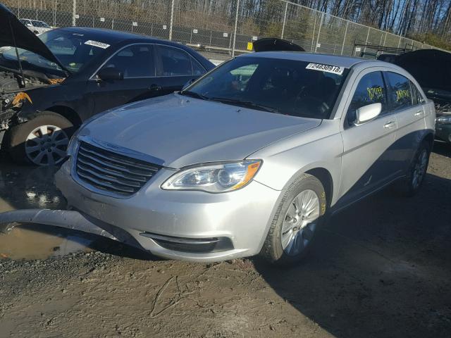 1C3CCBAB4CN319719 - 2012 CHRYSLER 200 LX GRAY photo 2