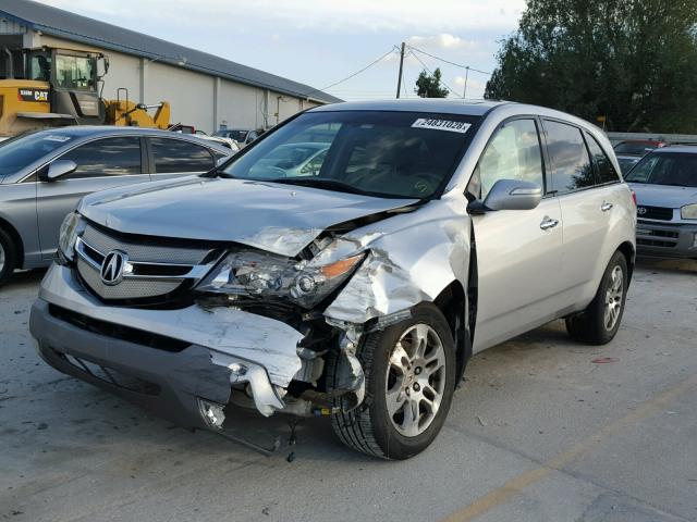 2HNYD28267H517862 - 2007 ACURA MDX SILVER photo 2