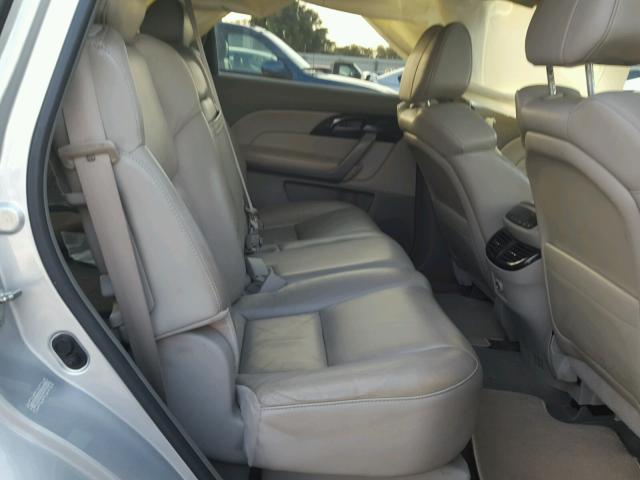 2HNYD28267H517862 - 2007 ACURA MDX SILVER photo 6