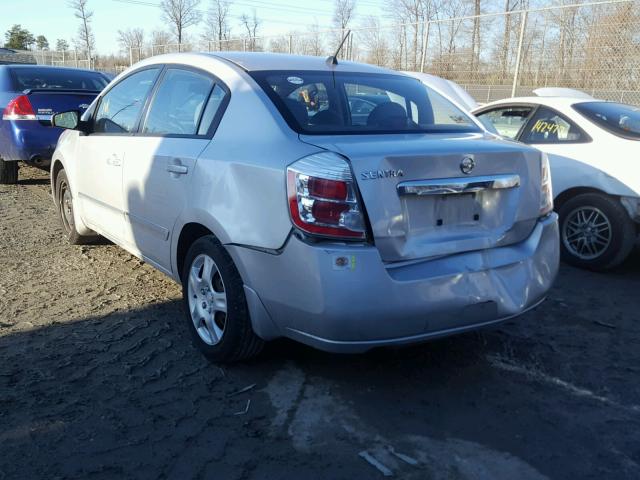 3N1AB6AP1AL683217 - 2010 NISSAN SENTRA 2.0 SILVER photo 3