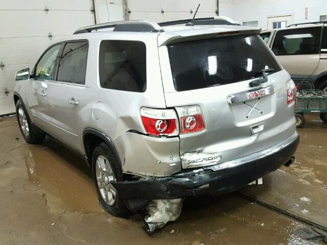 1GKER23757J164000 - 2007 GMC ACADIA SLT SILVER photo 3