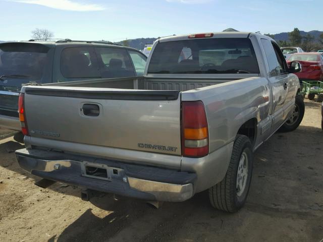 1GCEC19T1XZ157722 - 1999 CHEVROLET SILVERADO BEIGE photo 4