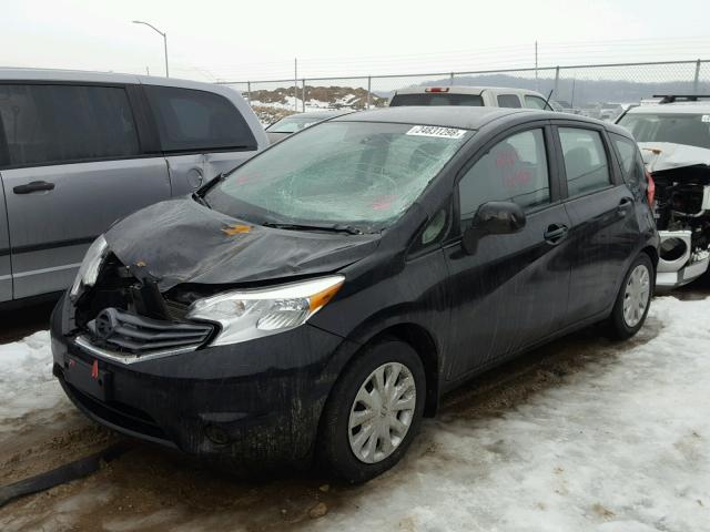 3N1CE2CP1EL404246 - 2014 NISSAN VERSA NOTE BLACK photo 2