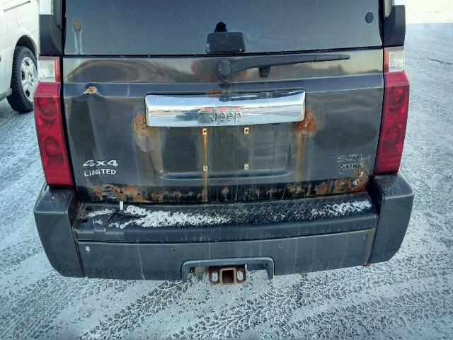 1J8HG58266C170297 - 2006 JEEP COMMANDER ნაცრისფერი ფოტო 9