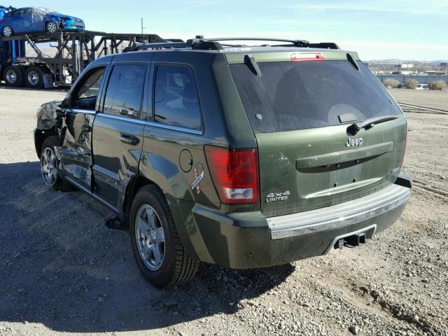 1J8HR582X7C635062 - 2007 JEEP GRAND CHER GREEN photo 3