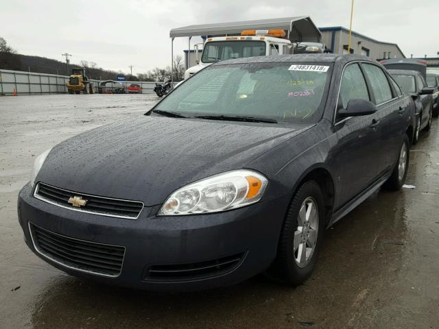 2G1WT57K591190281 - 2009 CHEVROLET IMPALA 1LT GRAY photo 2