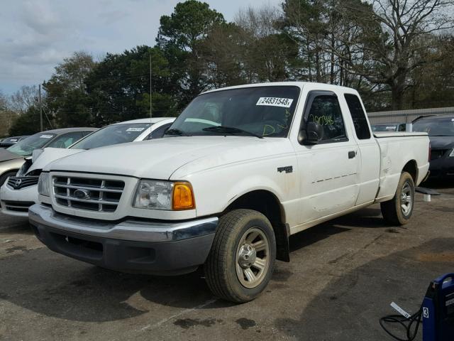 1FTYR44U82PA11769 - 2002 FORD RANGER SUP WHITE photo 2