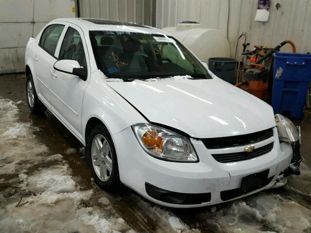 1G1AL54F457607601 - 2005 CHEVROLET COBALT LS WHITE photo 1