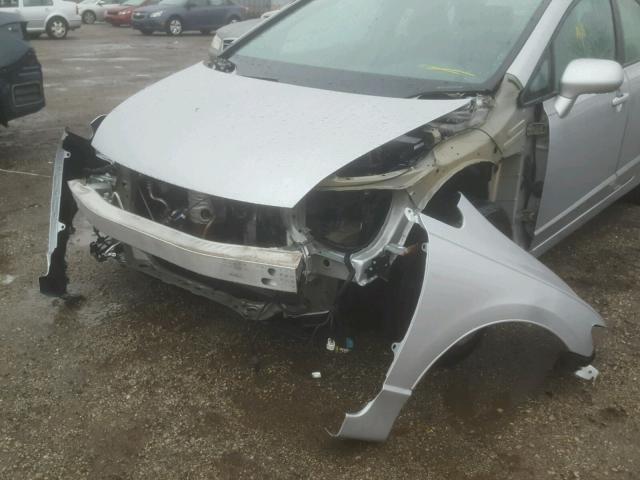 2HGFA1F96AH514100 - 2010 HONDA CIVIC EXL SILVER photo 9