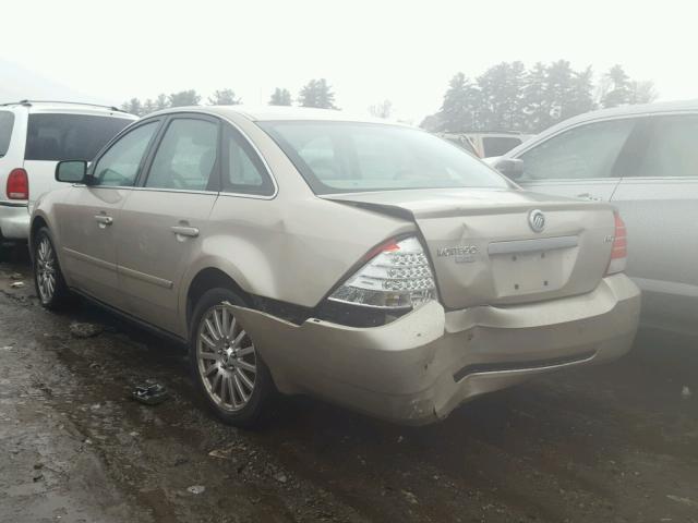 1MEHM43106G605248 - 2006 MERCURY MONTEGO PR 金色 照片 3