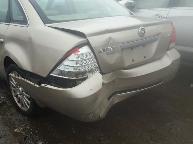 1MEHM43106G605248 - 2006 MERCURY MONTEGO PR 金色 照片 9