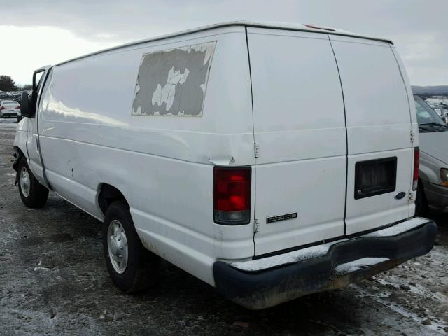 1FTNS24L48DA66376 - 2008 FORD ECONOLINE WHITE photo 3