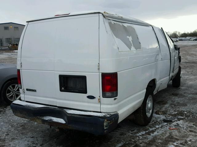 1FTNS24L48DA66376 - 2008 FORD ECONOLINE WHITE photo 4