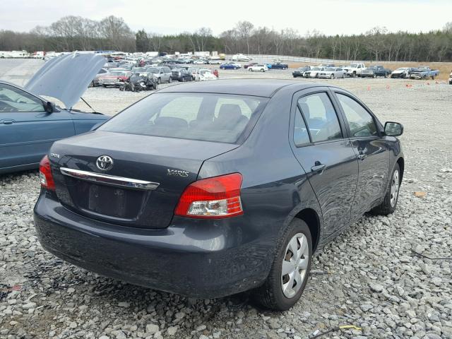 JTDBT903384041127 - 2008 TOYOTA YARIS GRAY photo 4