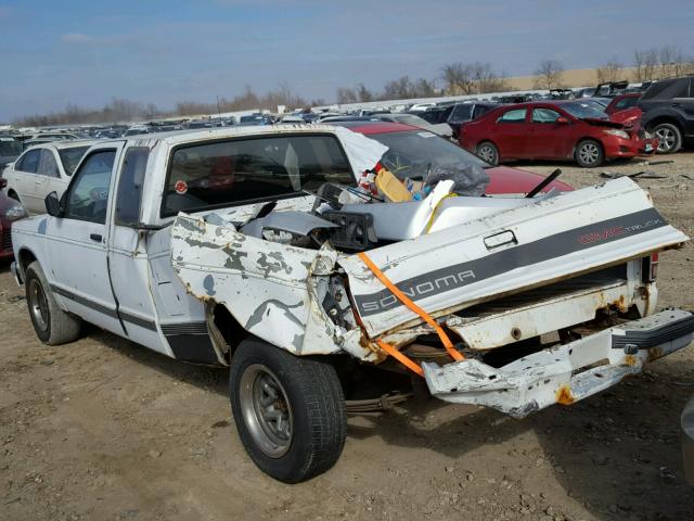 1GTCS19Z3N8512570 - 1992 GMC SONOMA WHITE photo 3