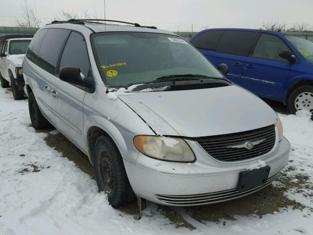 2C4GP44383R210801 - 2003 CHRYSLER TOWN & COU SILVER photo 1