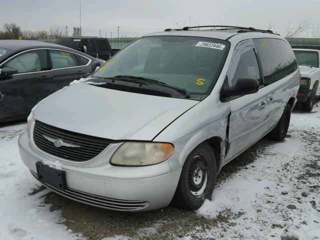 2C4GP44383R210801 - 2003 CHRYSLER TOWN & COU SILVER photo 2