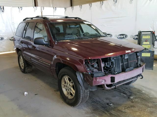 1J4GW68N0XC656461 - 1999 JEEP GRAND CHER BURGUNDY photo 1