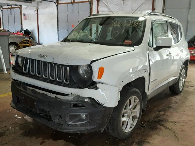 ZACCJBBT8FPC10622 - 2015 JEEP RENEGADE L WHITE photo 2