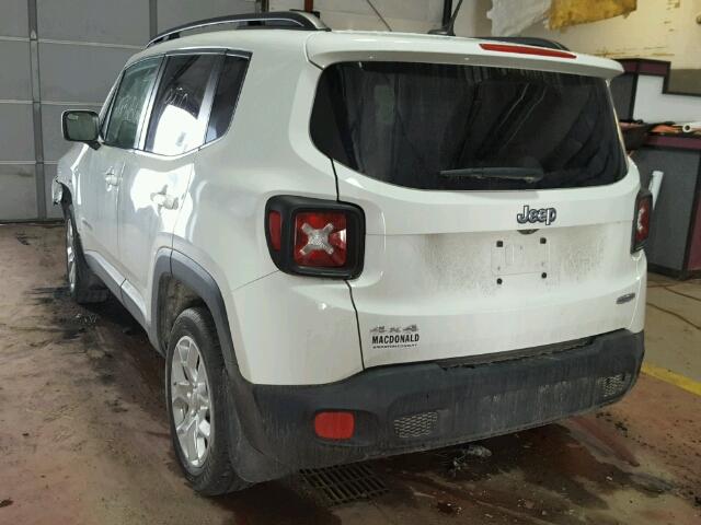 ZACCJBBT8FPC10622 - 2015 JEEP RENEGADE L WHITE photo 3