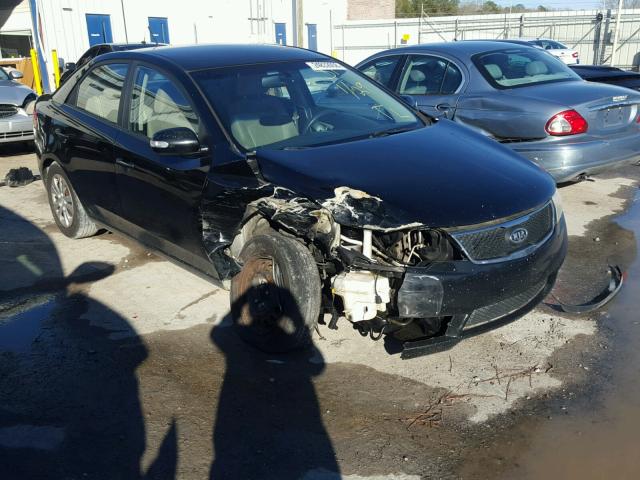 KNAFU4A28A5864849 - 2010 KIA FORTE EX BLACK photo 1