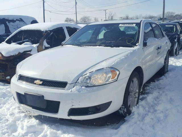 2G1WC5E36C1216678 - 2012 CHEVROLET IMPALA LTZ WHITE photo 2