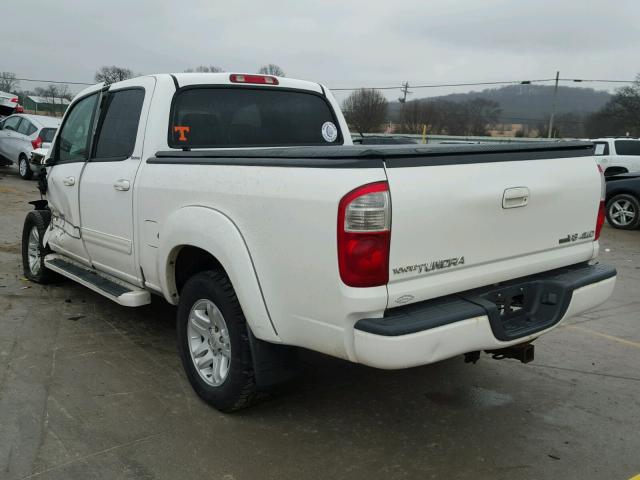 5TBDT48116S518453 - 2006 TOYOTA TUNDRA DOU WHITE photo 3