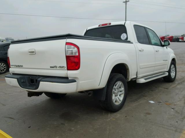 5TBDT48116S518453 - 2006 TOYOTA TUNDRA DOU WHITE photo 4