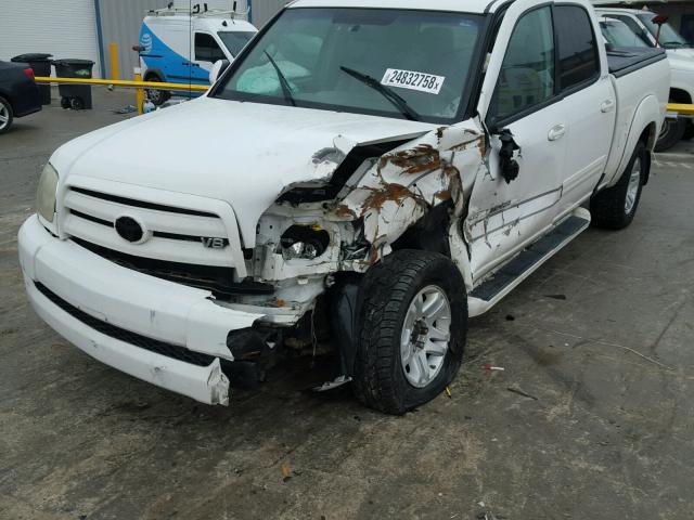 5TBDT48116S518453 - 2006 TOYOTA TUNDRA DOU WHITE photo 9