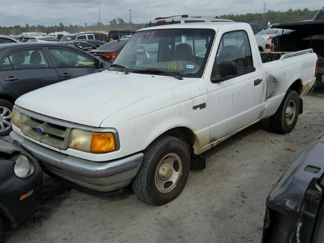 1FTCR10A8VUB81396 - 1997 FORD RANGER WHITE photo 2