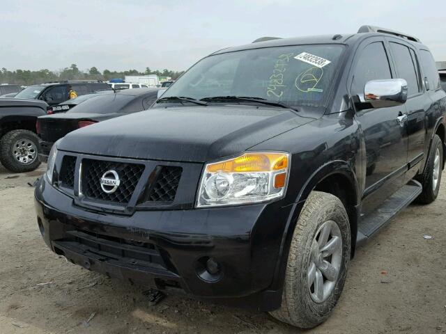 5N1BA0ND4FN618835 - 2015 NISSAN ARMADA SV BLACK photo 2