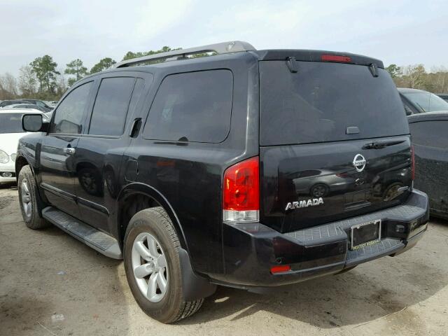 5N1BA0ND4FN618835 - 2015 NISSAN ARMADA SV BLACK photo 3