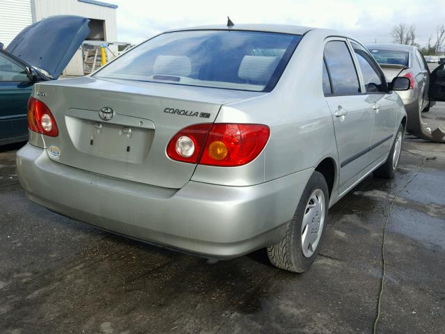 JTDBR32E232000356 - 2003 TOYOTA COROLLA CE GRAY photo 4