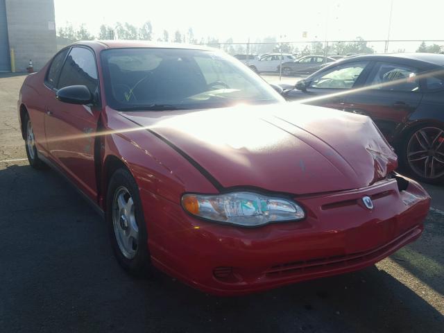 2G1WW12E959215504 - 2005 CHEVROLET MONTE CARL წითელი ფოტო 1