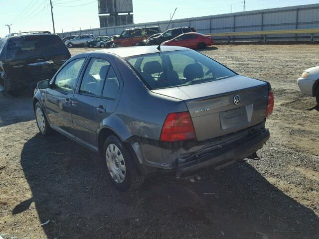 3VWRK69M13M151633 - 2003 VOLKSWAGEN JETTA GL GRAY photo 3