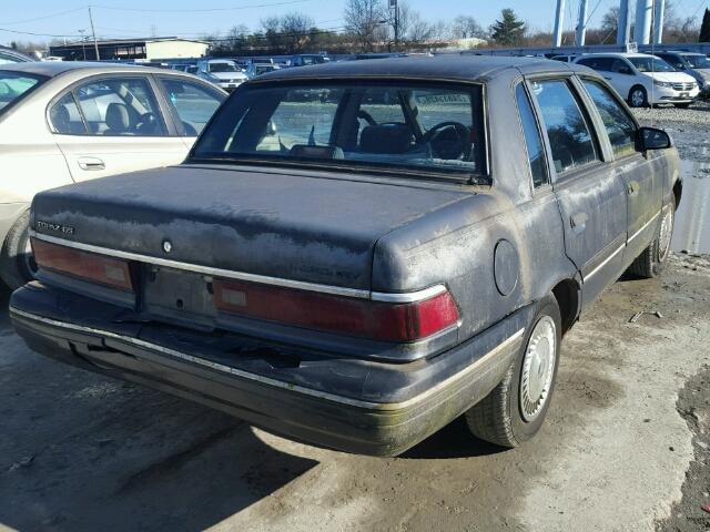 1MEPM36X0KK625318 - 1989 MERCURY TOPAZ GS GRAY photo 4