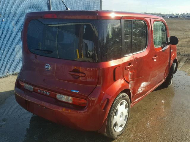 JN8AZ2KR5ET351935 - 2014 NISSAN CUBE S BURGUNDY photo 4