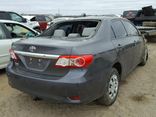 5YFBU4EE7DP119121 - 2013 TOYOTA COROLLA BA GRAY photo 4