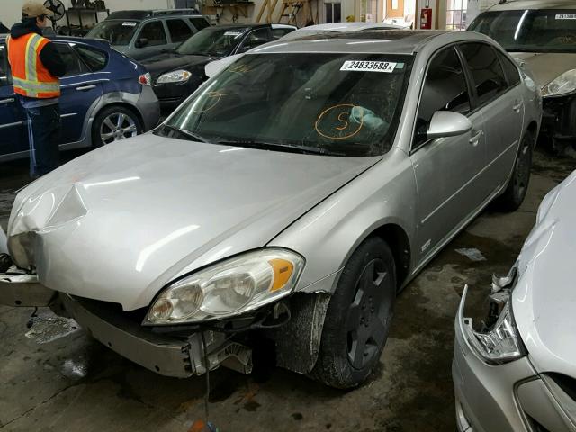 2G1WD58C369186599 - 2006 CHEVROLET IMPALA SUP SILVER photo 2