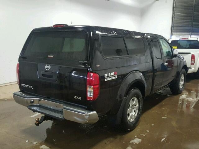 1N6AD06W76C448986 - 2006 NISSAN FRONTIER K BLACK photo 4