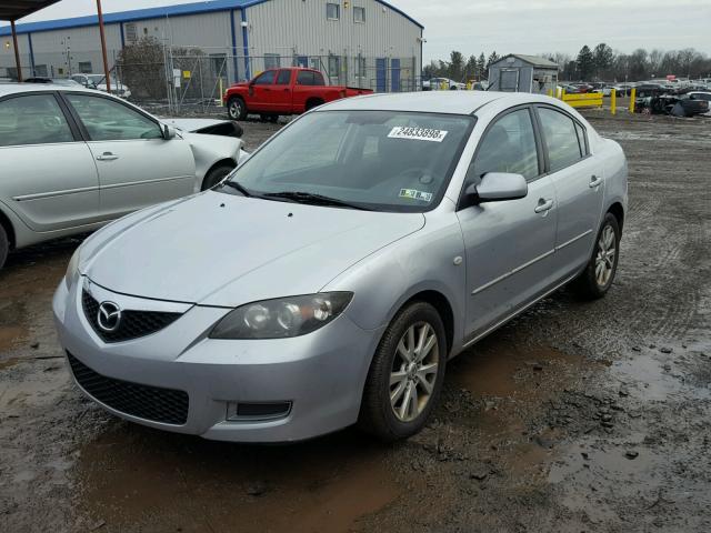 JM1BK12F371711013 - 2007 MAZDA 3 I SILVER photo 2