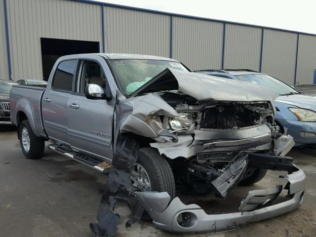 5TBET341X5S486265 - 2005 TOYOTA TUNDRA DOU SILVER photo 1