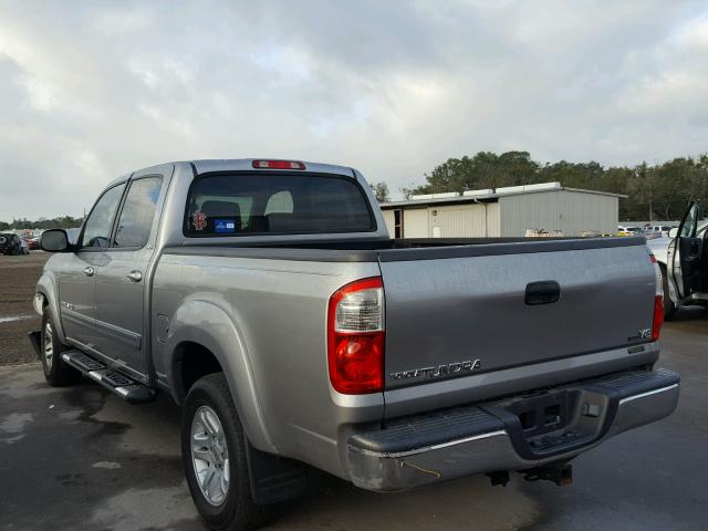 5TBET341X5S486265 - 2005 TOYOTA TUNDRA DOU SILVER photo 3