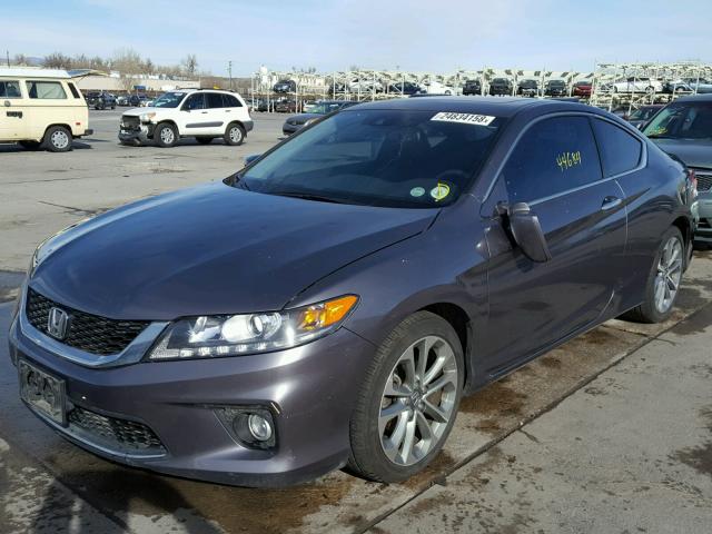 1HGCT2B89FA006211 - 2015 HONDA ACCORD EXL GRAY photo 2