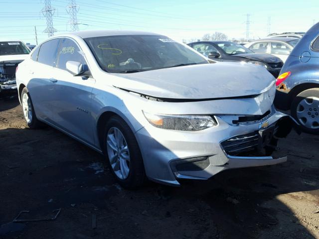 1G1ZE5ST0HF282204 - 2017 CHEVROLET MALIBU LT SILVER photo 1