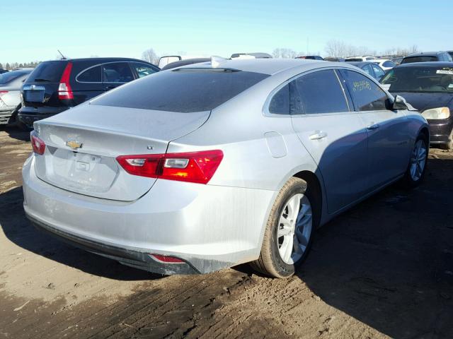 1G1ZE5ST0HF282204 - 2017 CHEVROLET MALIBU LT SILVER photo 4