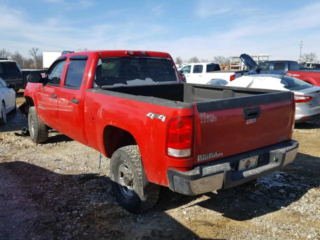 1GTHK23648F145169 - 2008 GMC SIERRA K25 RED photo 3